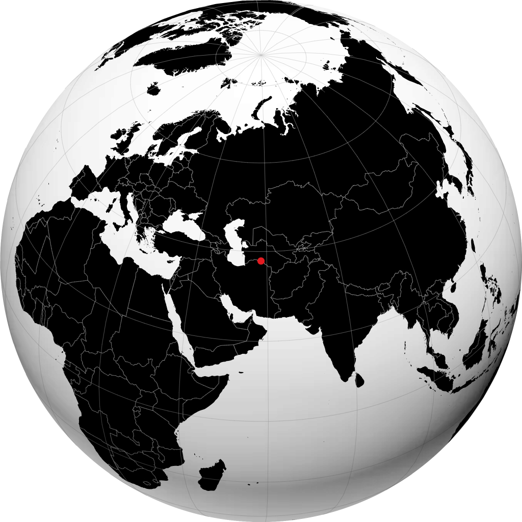 Ashgabat maapallolla
