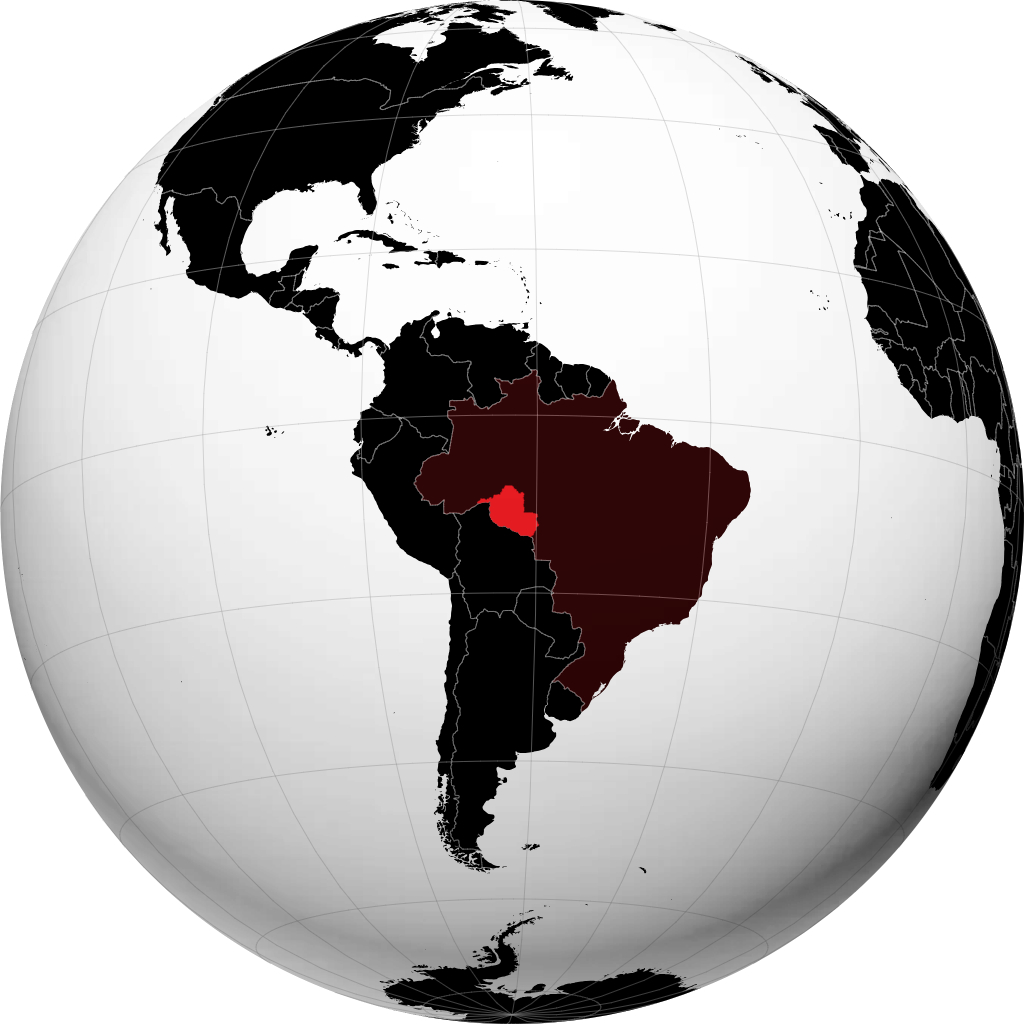Rondônia maapallolla
