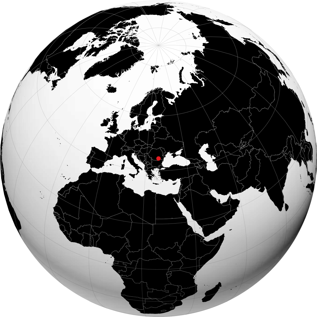 Bukarest maapallolla