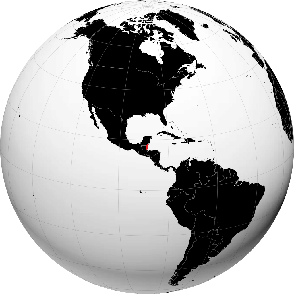Belize maapallolla