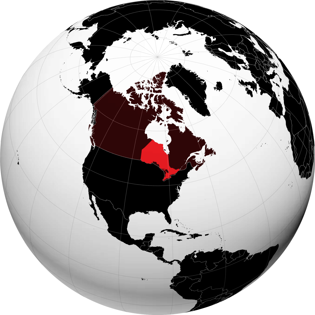 Ontario maapallolla