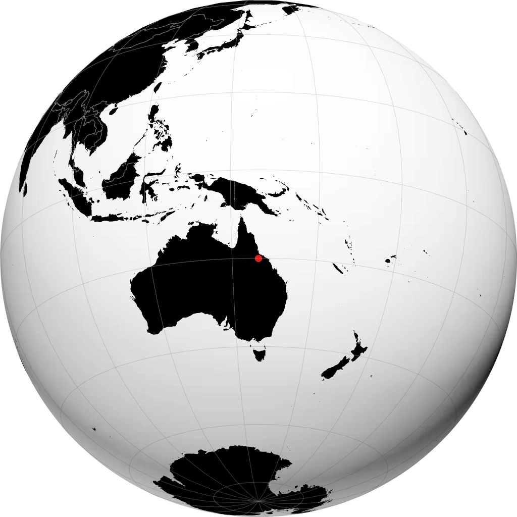Charters Towers maapallolla
