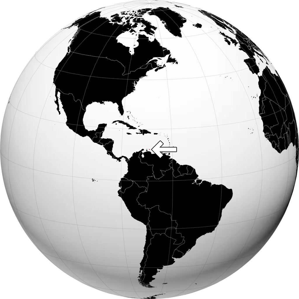 Curaçao maapallolla
