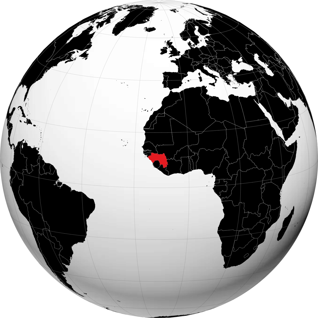 Guinea maapallolla