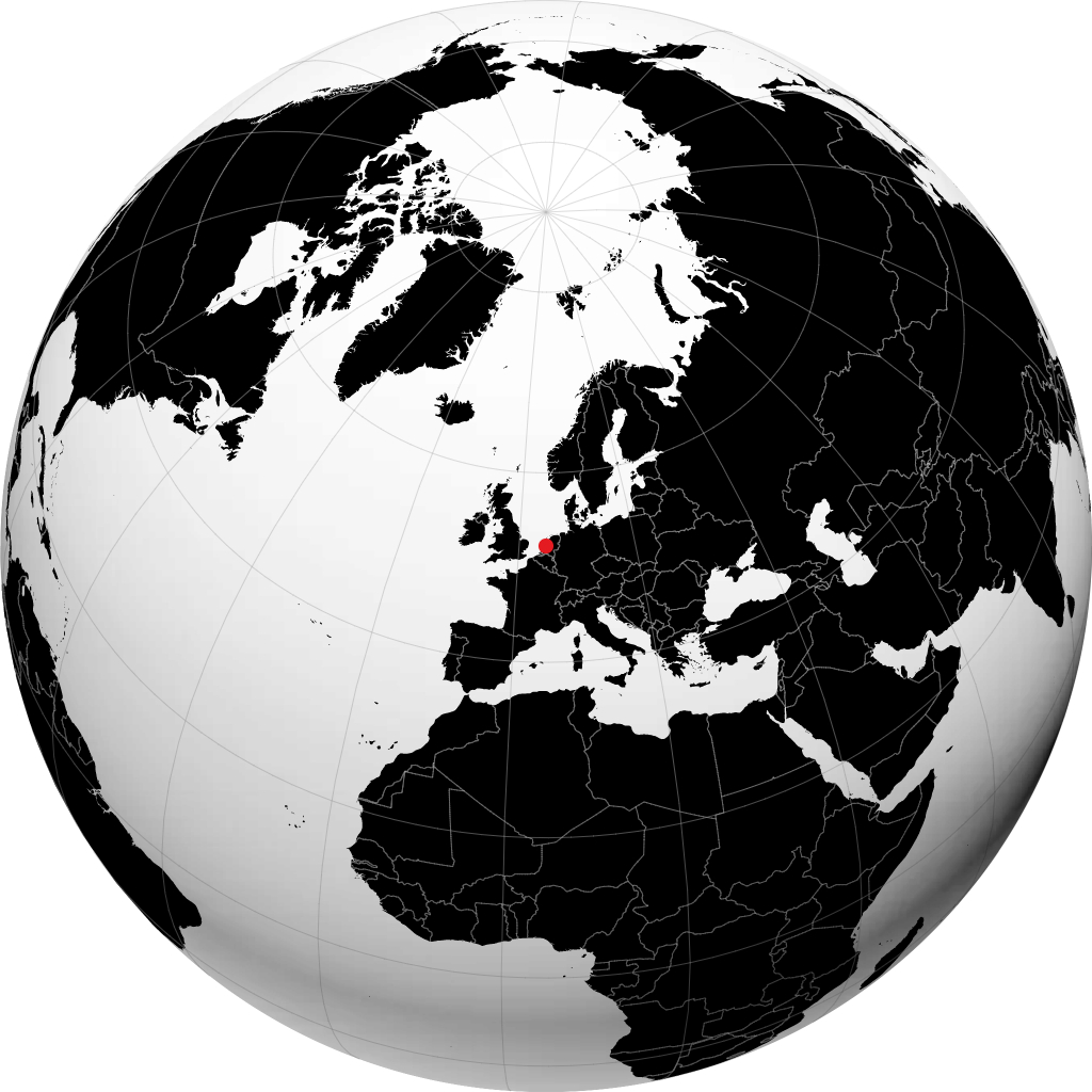 Hoofddorp maapallolla