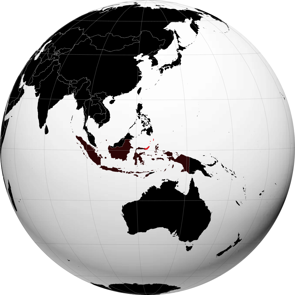 Pohjois-Sulawesi maapallolla