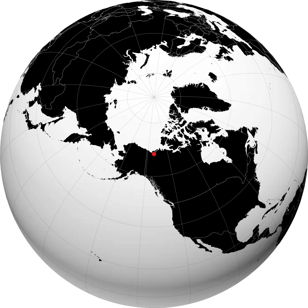 Inuvik maapallolla