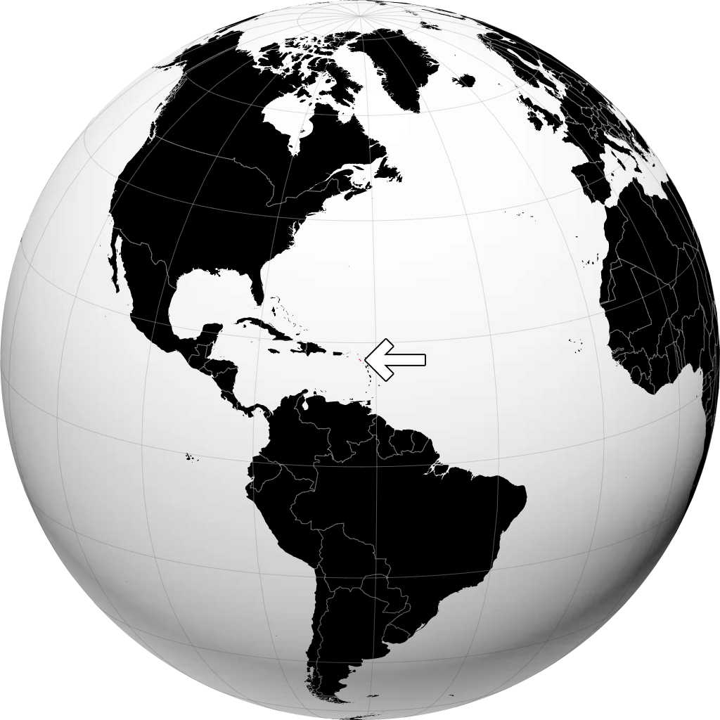 Saint Kitts ja Nevis maapallolla