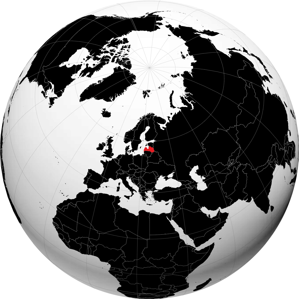 Latvia maapallolla