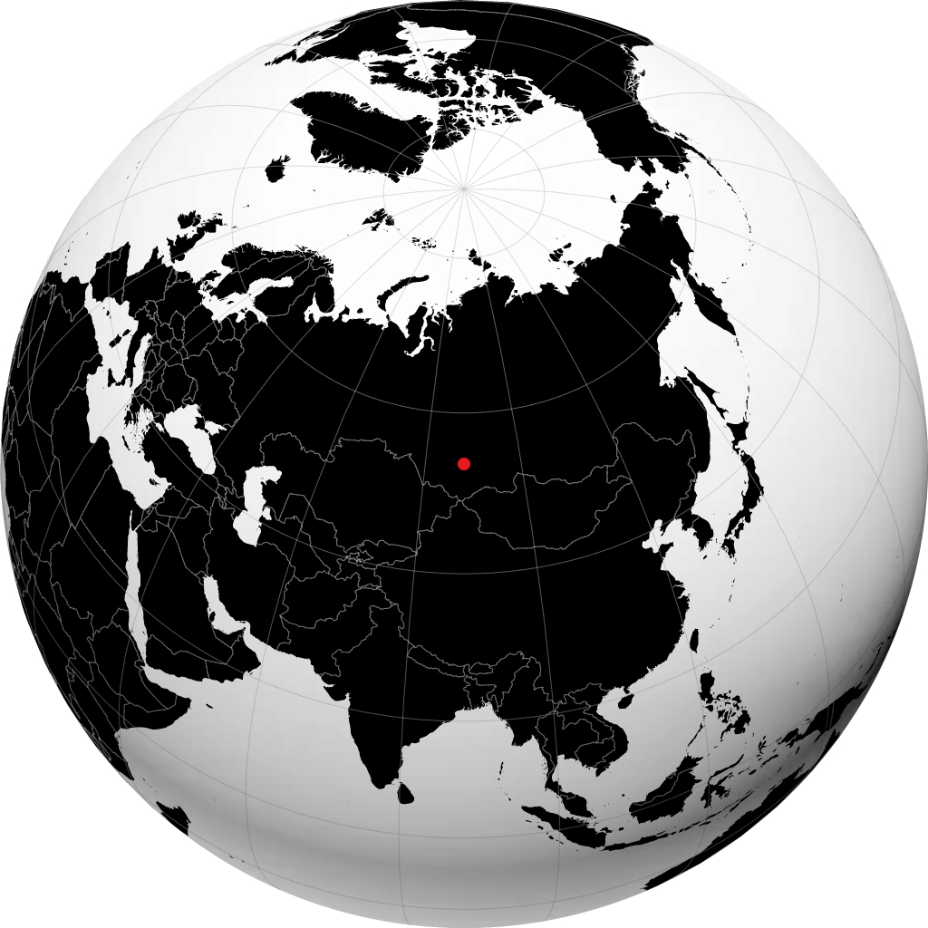 Mezhdurechensk maapallolla