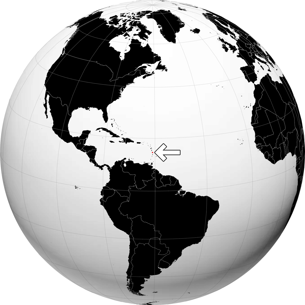Martinique maapallolla