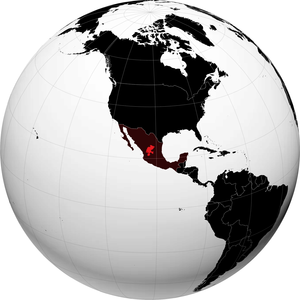 Zacatecas maapallolla