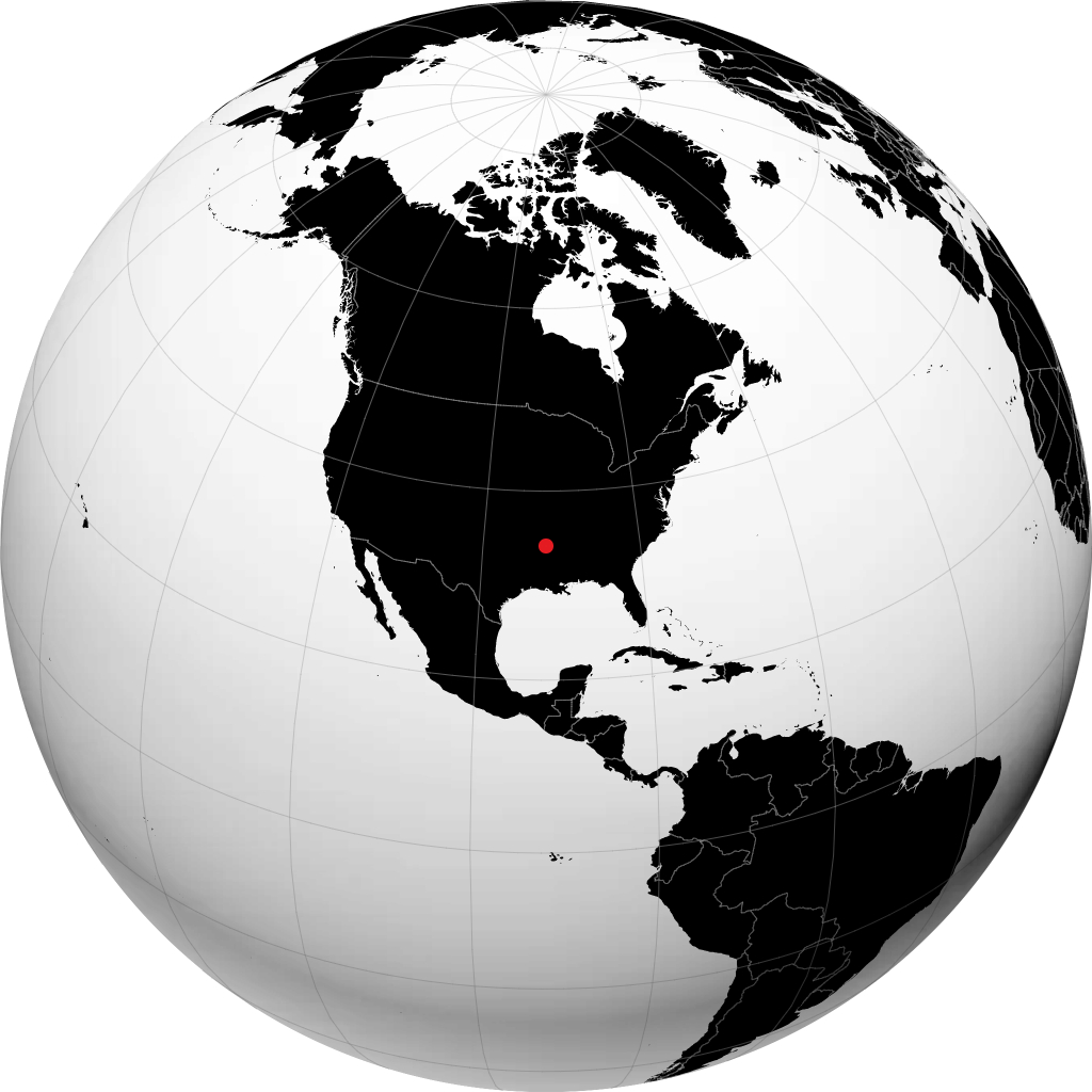Pine Bluff maapallolla
