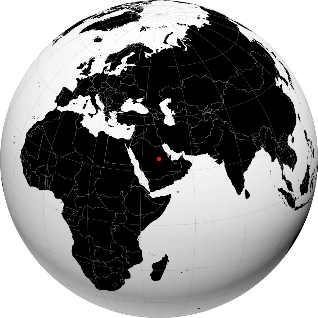 Riyadh maapallolla