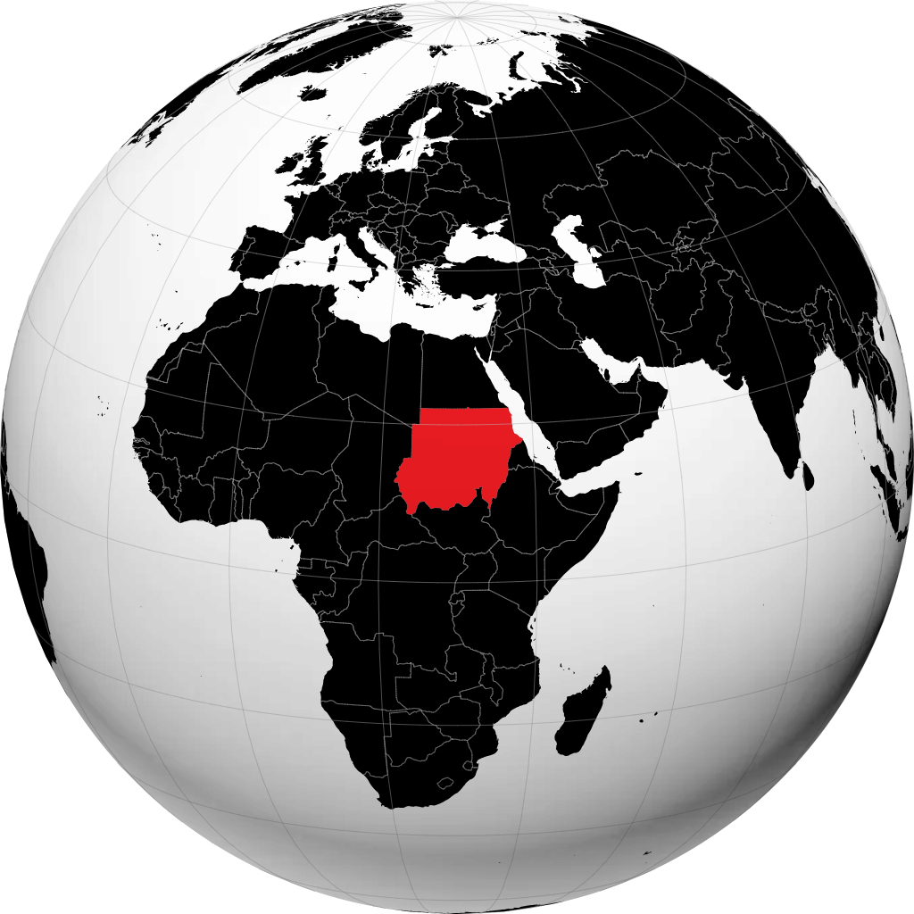 Sudan maapallolla