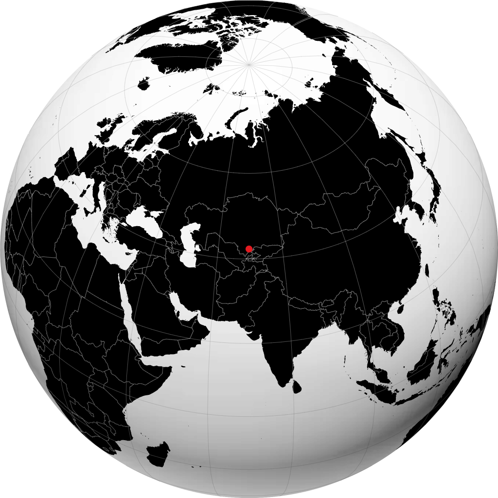 Shymkent maapallolla