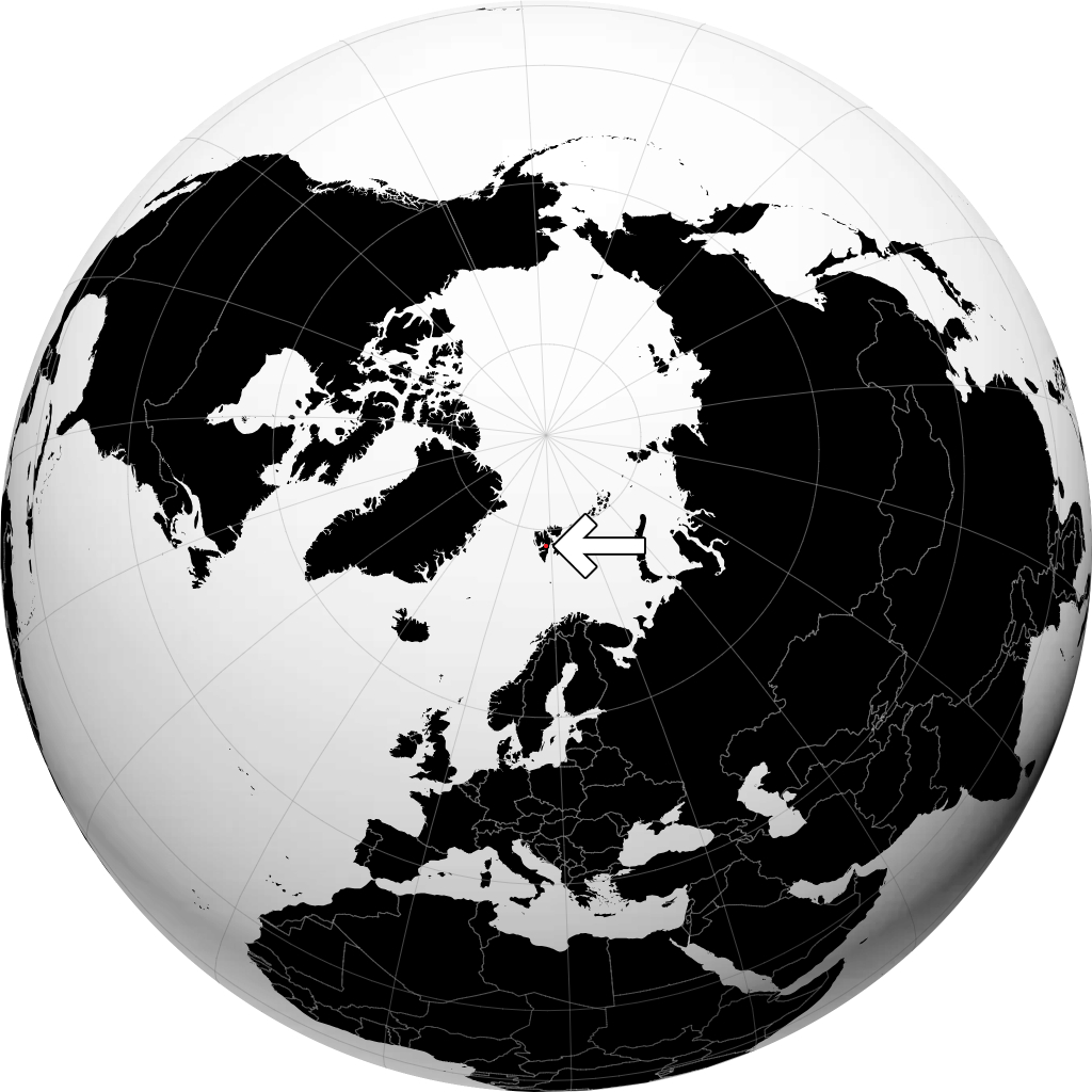 Huippuvuoret ja Jan Mayen maapallolla