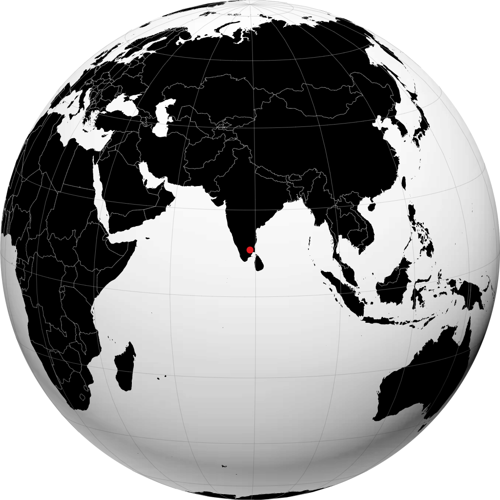 Tiruchchirappalli maapallolla
